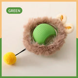 "Automatic Interactive Cat Toy: USB Rechargeable Rolling Ball Teaser for Playful Cats & Kittens!"