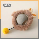 "Automatic Interactive Cat Toy: USB Rechargeable Rolling Ball Teaser for Playful Cats & Kittens!"