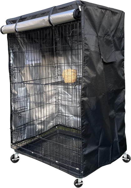 "Good Night Blackout Birdcage Cover - Universal, Breathable & Washable - Black - 20"W x 20"D x 30"H"