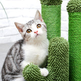 23" Cactus Cat Scratching Posts                       Medium Sisal Cat Scratcher,Green