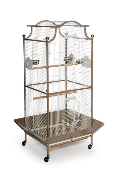 Victorian 58.5-Inch Top Floor Bird Cage on Wheels