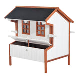 Large Wooden Chicken Coop with Nesting Box & Door 🐔