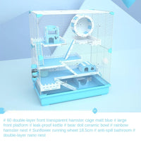 "Djungarian Hamster Deluxe Villa with Acrylic Accessories Set"