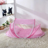 "Folding Portable Pet Tent: The Ultimate Outdoor Haven for Cats and Small Dogs!"