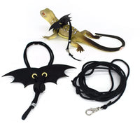 "Adjustable Small Pet Traction Rope for Outing Restraints - Perfect for Reptiles, Lizards, and Squirrels!"