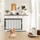 Stylish Ansel 47.2" Dog Crate Furniture with Convenient Drawers