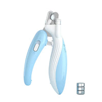 "LED Light Pet Nail Clippers: Professional Grooming Scissors for Dogs, Cats, and Small Animals"