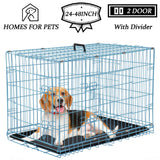 30 Inch Foldable Large Dog Crate for Large Dogs.        