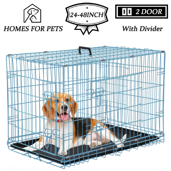 30 Inch Foldable Large Dog Crate for Large Dogs.        