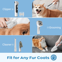 Dog & Cat Grooming Kit & Vacuum, 12Kpa 5 in 1 Grooming Kits        