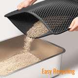 Conlux Cat Litter Mat   with double layer honeycomb and Waterproof