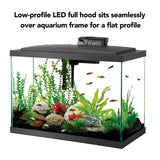 20 Gallon Aquarium Starter Kit with LED Lighting and 20 High Glass