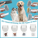 Ultimate Dog Grooming Kit: 2L Vacuum with 5 Essential Grooming Tools for Hassle-Free Pet Care