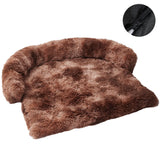 Luxurious Plush Pet Dog Sofa Bed: Cozy & Washable for Large Dogs