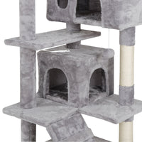 53" Activity Tower Cat Tree with Sisal-Covered Scratch Post - Kitty Furniture