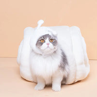 Snail Shell Cozy Cat Bed - Perfect for Sweet Dreams!