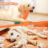 5 Pieces Dog Chewable Toys For Cleaner Teeth, Safe Durable Teething Chewing Braided Toys        