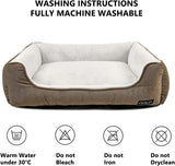 Professional Dog Bed: Medium Square Bed for Dogs, Machine Washable and Durable