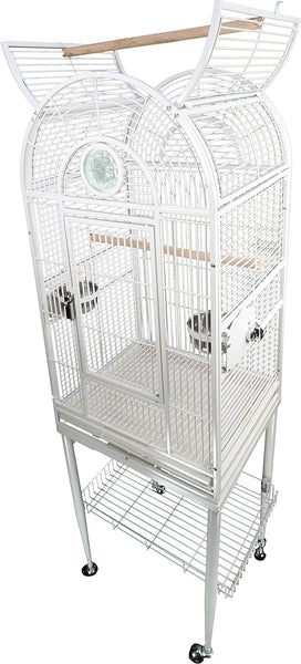 Luxury Parrot Palace: Elegant Small Cage for Parakeets, Canaries, Cockatiels, and Lorikeets