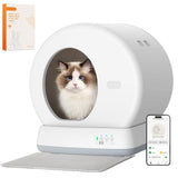 Smart Automatic Self-Cleaning Cat Litter Box. Control/Integrated Safety 