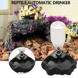 400ML Reptiles Turtles Feeder and Water Dispenser Drinking Fountain Dish Bowl