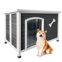 "Ultimate Weatherproof Dog House - Perfect for Dogs of Any Size!"