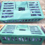 "Portable Foldable Metal Pigeon Cage with Canvas Transport - Ideal for Racing & Hunting!"