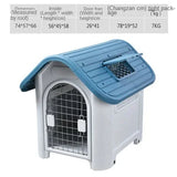 Plastic Warm Kennel Rainproof Outdoor Medium and Large Dog House Golden Retriever Dog Cage Dog House Sun Protection Dog Supplie