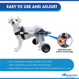 "Veterinarian Approved Dachshund Wheelchair for Small Dogs 2-30+ Pounds - Support Your Pup's Mobility!"