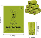 Professional title: "270-Count Dog Waste Bags with Dispenser - Leak-Proof, Extra Thick, Strong for Dogs and Cats - Ideal for Outdoor Puppy Walking"