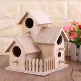 Charming Wooden Birdhouse - Perfect for Garden, Backyard & Balcony Decor