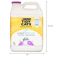 ```Purina Lightweight Clumping Cat Litter with Low Dust, Glade Clean Blossoms Scent, 8.5 Lb. Jug```