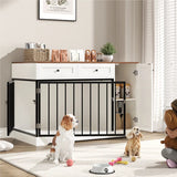 Stylish Ansel 47.2" Dog Crate Furniture with Convenient Drawers