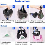 "Long Handle Dog Pooper Scooper - Efficient Waste Cleaning Tool for Dogs and Cats"