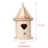 Charming Wooden Hummingbird House 