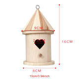 Charming Wooden Hummingbird House 