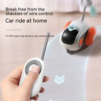 Interactive Remote Control Cat Car Toy - USB Charging, Automatic Movement, Perfect for Playtime Fun!