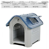 Plastic Warm Kennel Rainproof Outdoor Medium and Large Dog House Golden Retriever Dog Cage Dog House Sun Protection Dog Supplie