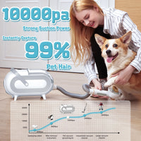 Ultimate Dog Grooming Kit: 2L Vacuum with 5 Essential Grooming Tools for Hassle-Free Pet Care