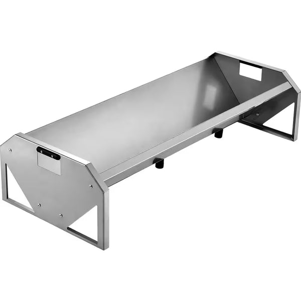 Heavy-Duty Galvanized Steel Livestock Feeding Trough, 22-Gallon Capacity, 45-Inch Hay Feeder