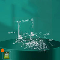 "Floating Turtle Basking Platform with Ladder - Perfect Habitat for Reptiles and Fish Tanks"