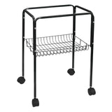 "Premium 59-Inch Wrought Iron Bird Cage with Rolling Stand"