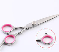 Professional Dog Grooming Scissors Set - Stainless Straight, Curved & Thinning Shears