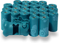 Eco-Friendly Dog Poop Bags - 360 Leak-Proof & Tear-Resistant Rolls in Turquoise 