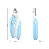 "LED Light Pet Nail Clippers: Professional Grooming Scissors for Dogs, Cats, and Small Animals"