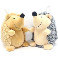 Interactive Hedgehog Stuffed Plush Dog Chew Toy for Small, Medium, and Large Dogs