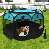 Portable Pet Playpen: Foldable Tent for Dogs and Cats - Indoor/Outdoor Safe Enclosure