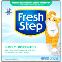 Unscented Clumping Cat Litter - 25 Pounds