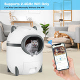 Revolutionary Self-Cleaning Cat Litter Box with App Control & Odor Elimination 