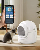 Revolutionary Self-Cleaning Cat Litter Box - App Control, Odor-Elimination